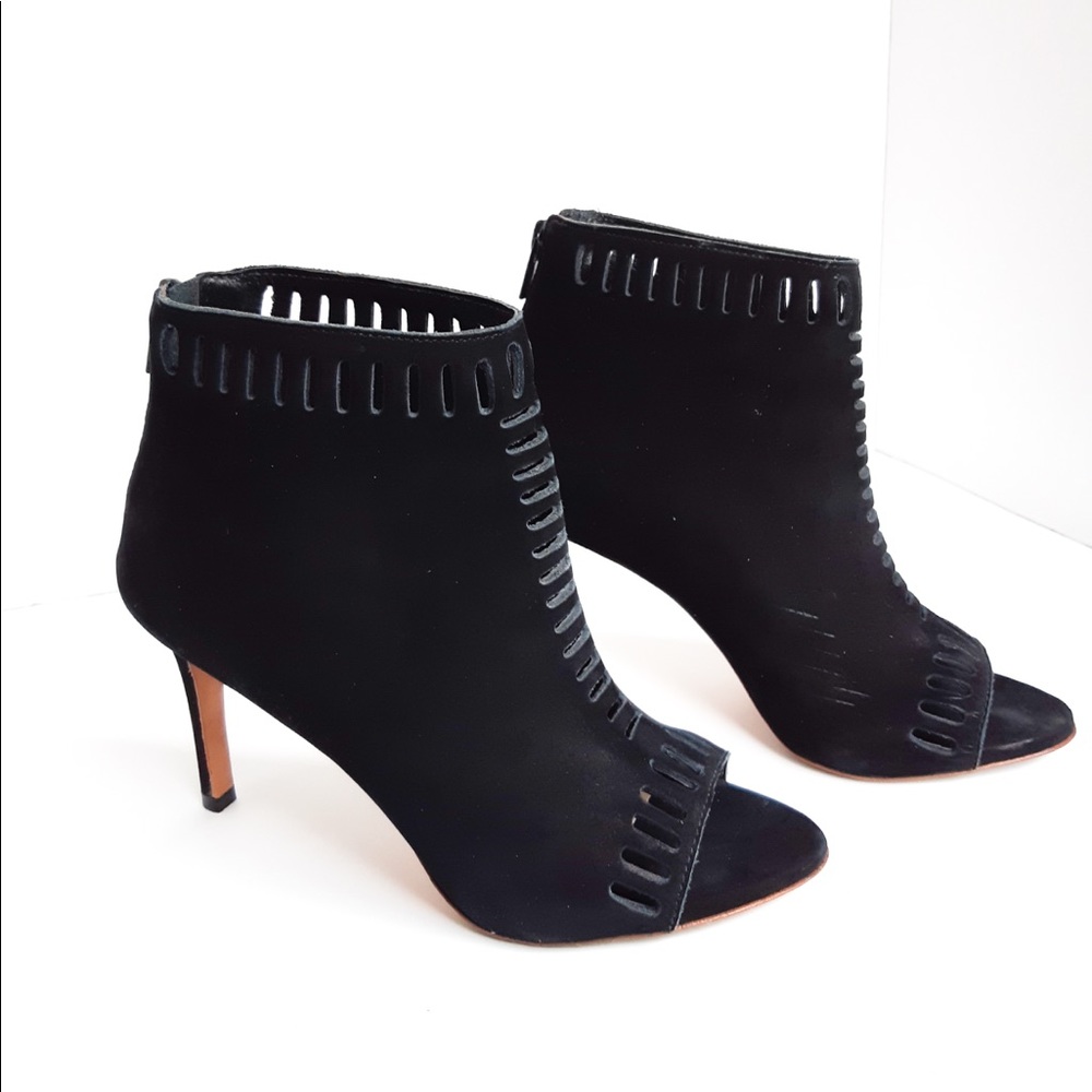 Loeffler Randall Cutout Peep-toe Boots
